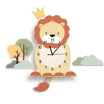 Orologio da parete per bambini Re Leone