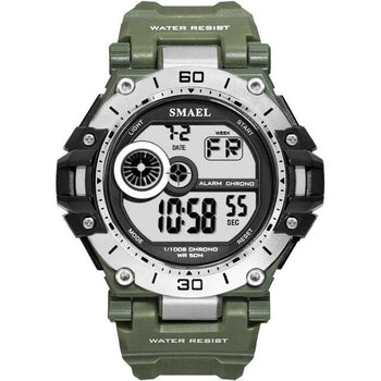 Orologio Sportivo Digitale da Ragazzo Impermeabile 50 metri con Cinturino in Silicone